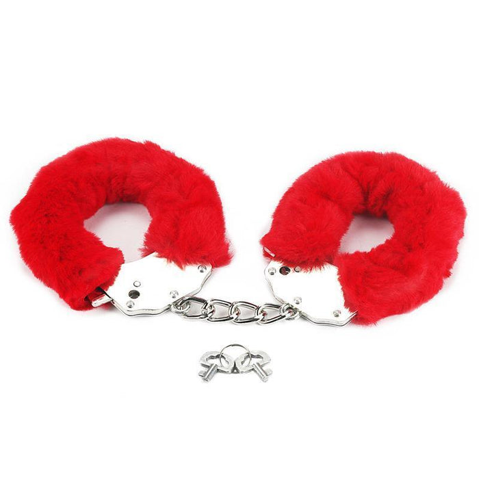 Esposas Metálicas Con Pelo Rojo