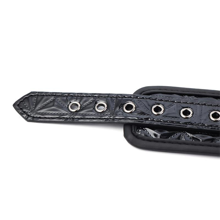 Esposas Para Muñeca Ajustable Sapphire Cuero Vegano