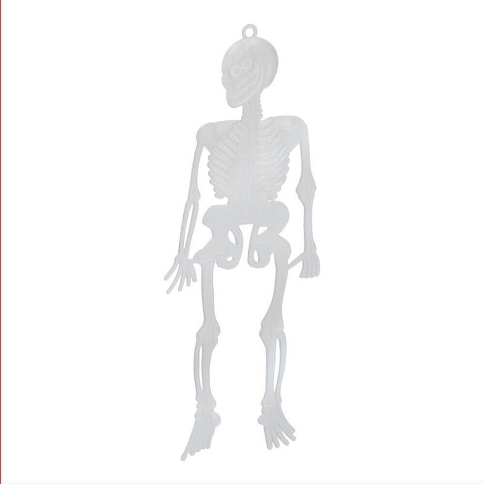 Esqueletos Halloween Brillan En La Oscuridad 15 Cm, 10 Uds