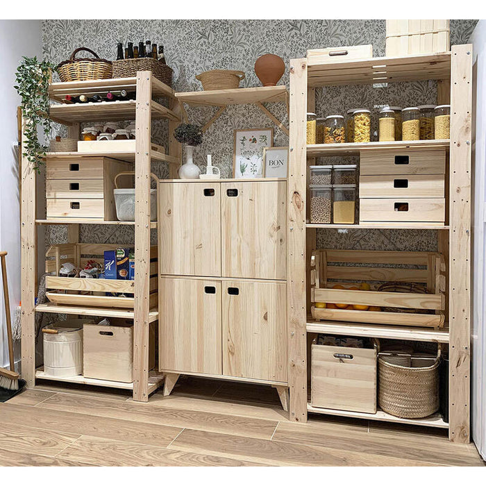 Estanteria Alistonada Evolution 5 175x76,7x43cm Pino Macizo Astigarraga