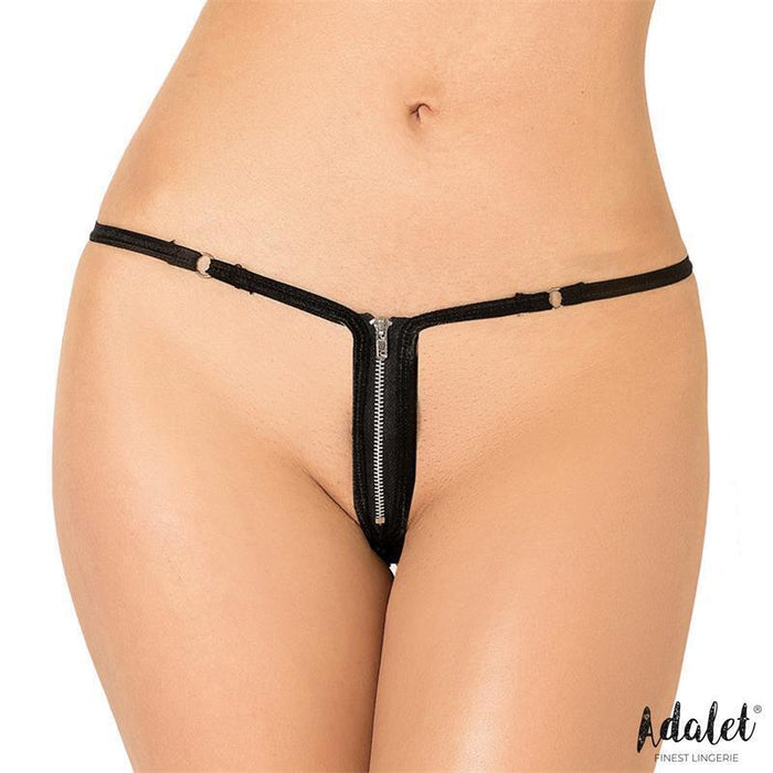 Esther Tanga Con Cremallera Talla (Interno):S/M