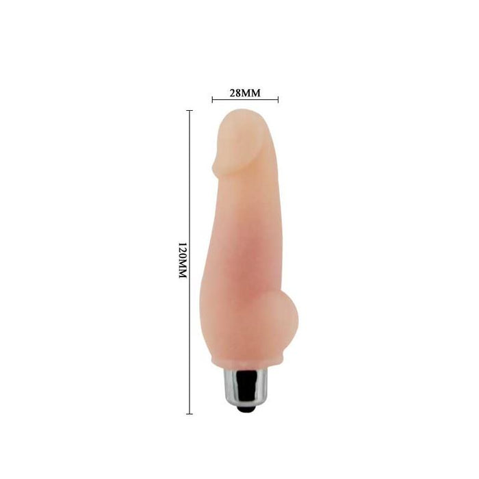 Vibrador Baile Estimulador Color Natural 12 Cm