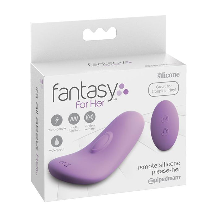 Fantasy For Her - Masajeador Silicona Por Control Remoto Panty