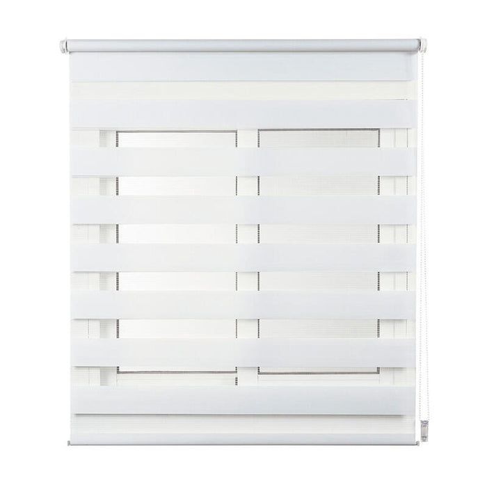 Estor Enrollable Clip&Fix Noche&Dia Blanco 150x180cm