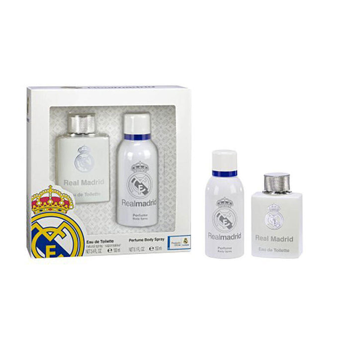 Estuche Real Madrid Con Colonia 100 Ml Y Desodorante En Spray 150 Ml
