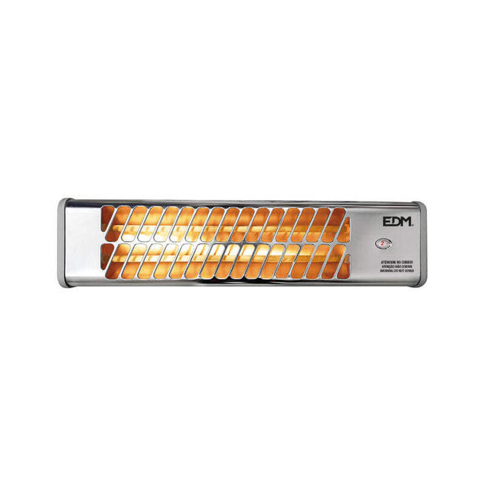 Estufa De Baño De Cuarzo - Modelo Cromo - 600-1200w Orientable - Edm
