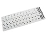 Pegatina Para Convertir Teclado En Idioma Ruso Blanco