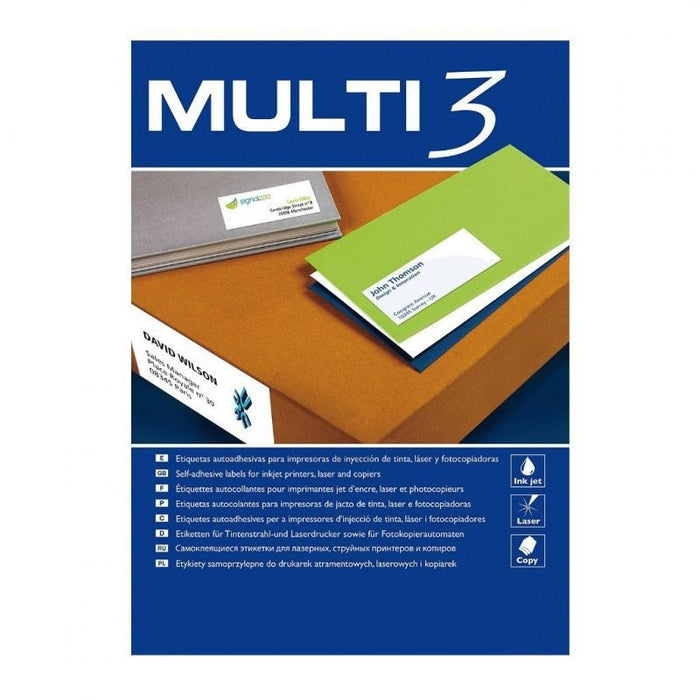 Etiquetas Adhesivas Apli Multi3 38 X 21.2mm 100 Hojas