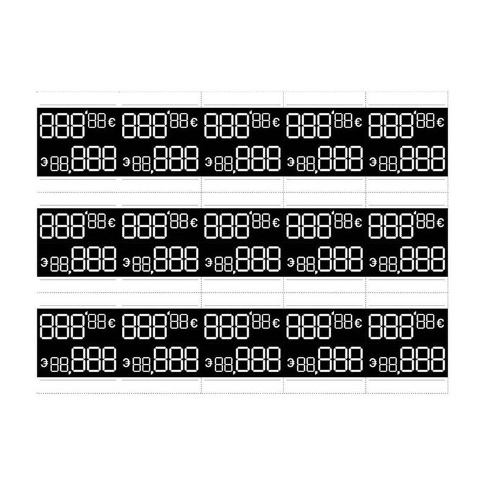Etiquetas De Precios Personalizables, 54 X 33 Mm