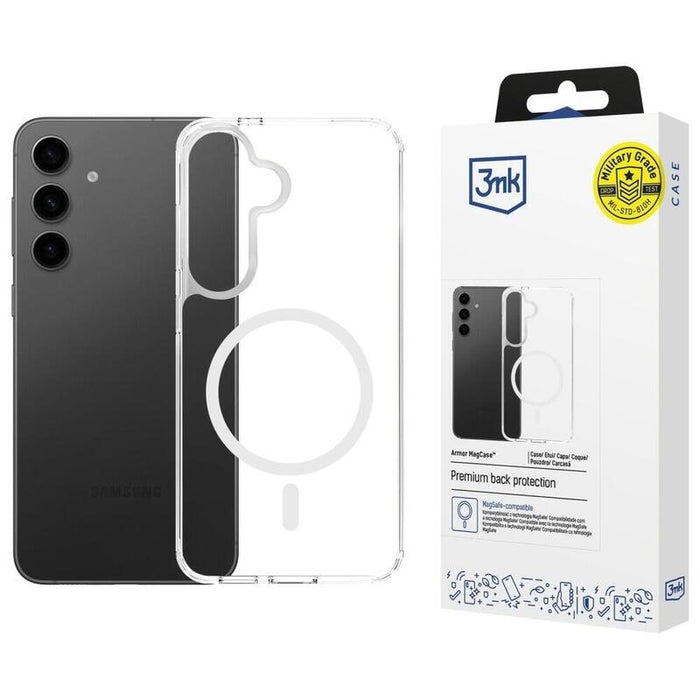 Etui Armor Magcase Do Samsung S24 Fe Magsafe Przezroczyste