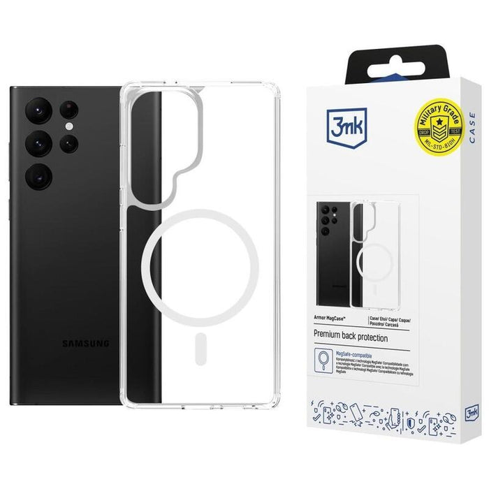 Etui Armor Magcase Do Samsung S24 Ultra Magsafe Przezroczyste