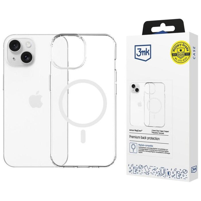 Etui Armor Magcase Para Iphone 13/14 Magsafe Transparente