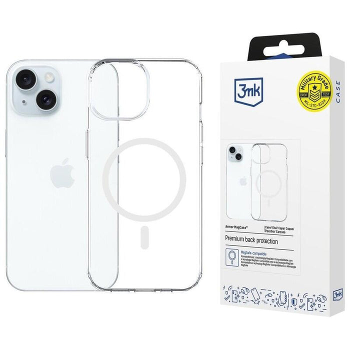 Etui Armor Magcase Para Iphone 15 Magsafe Przezroczysty