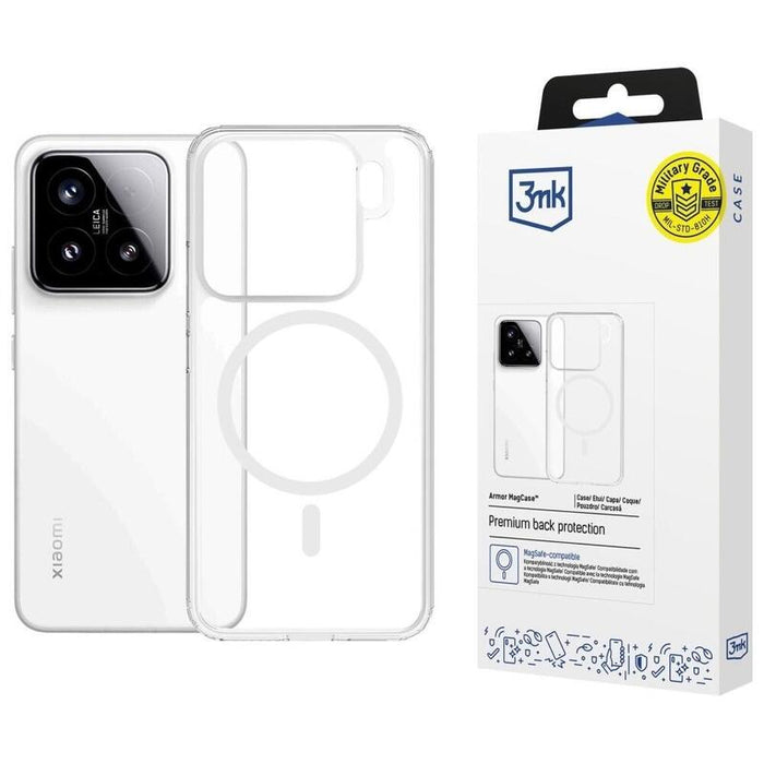 Etui Armor Magcase Para Xiaomi 15 Magsafe Transparente