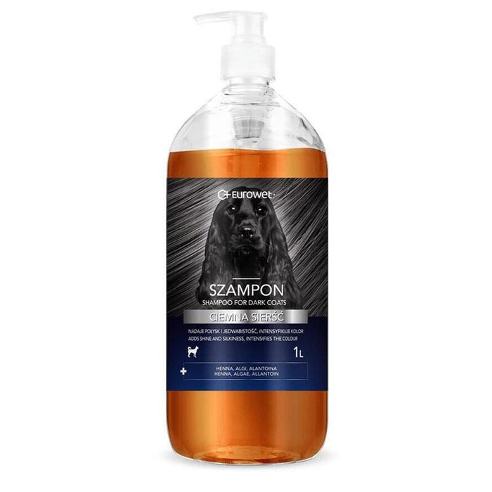 Eurowet Shampoo Dark Coat Para Perro 1l