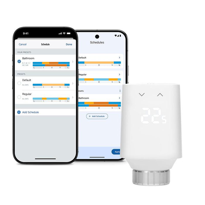 Eve Thermo (Matter, 5. Generation) Smartes Heizkörperthermostat, Funktioniert Mit Apple Home, Amazon Alexa, Samsung Smartthings, Google Home
