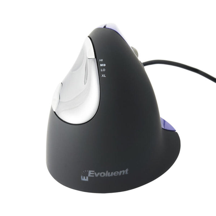 Evoluent Raton Verticalmouse 4 Small - Negro/Lila