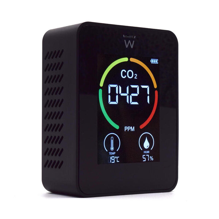 Ewent Ew2420 Medidor De Calidad Del Aire Negro
