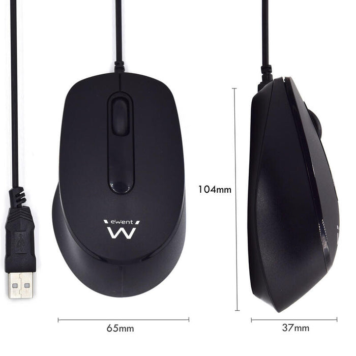 Ewent Ew3159 Raton Click Silencioso Usb