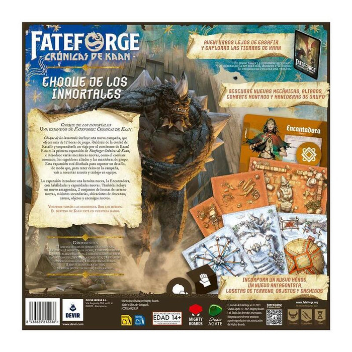 Expansion Fateforge: Cronicas De Kaan Choque De Los Inmortales