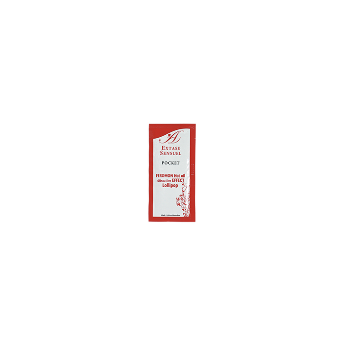 Extase Sensual - Aceite Masaje Efecto Calor Feromonas Piruleta 10 Ml