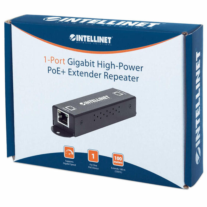 Extensor Intellinet Poe 1 Puerto Gigabit Poe + / Poe Metal