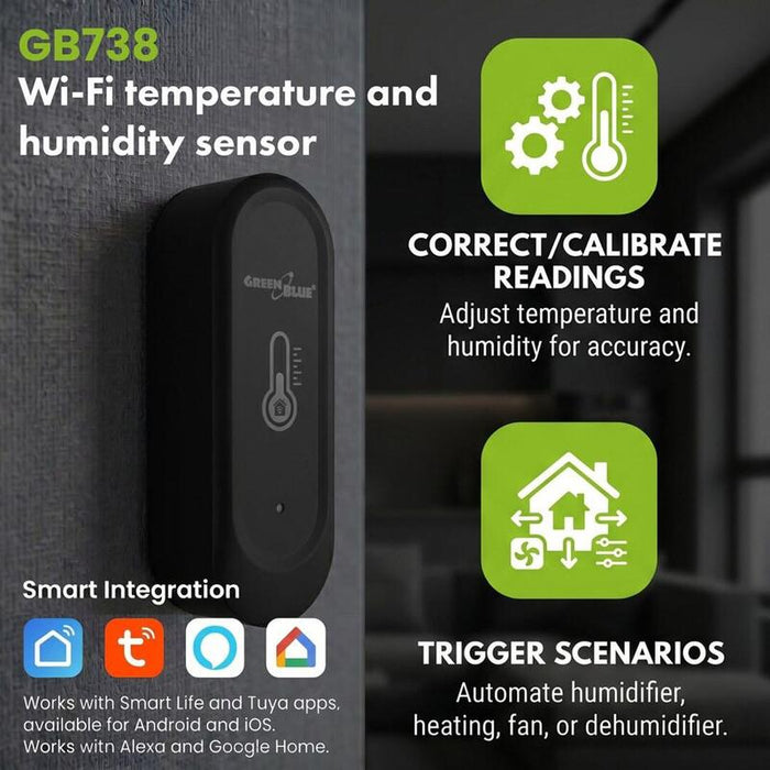 Externo Sensor Temperatura Y Humedad Gb741