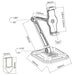 EAN 4043718263820 - InLine 23154A soporte Soporte pasivo Tablet/UMPC Negro imagen 2