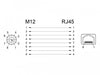 EAN 4043619663163 - DeLOCK 66316 cambiador de género para cable M12 RJ45 Negro imagen 3