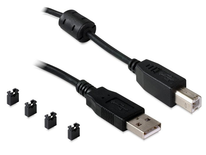 EAN 4043619875863 - DeLOCK 87586 convertidor, repetidor y aislador en serie Negro imagen 3