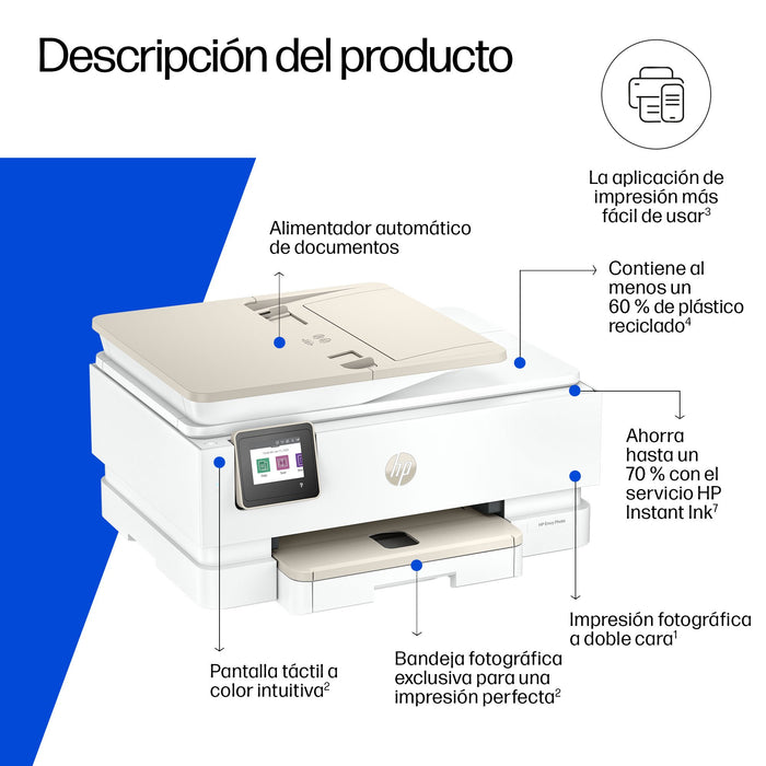 EAN 198990280493 - HP ENVY Photo 7934 All-in-One Printer Inyección de tinta térmica A4 4800 x 1200 DPI 15 ppm Wifi imagen 3