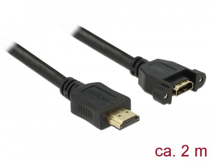 EAN 4043619854646 - DeLOCK 85464 cable HDMI 2 m HDMI tipo A (Estándar) Negro imagen 1