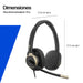 EAN 0199251821936 - HP Poly Mission 825 Stereo USB Wired Headset Alámbrico Diadema Llamadas/Música USB Type-C / USB Type-A Ne imagen 4