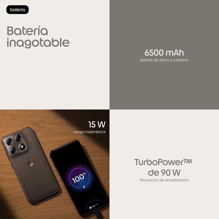 EAN 840493630564 - Motorola edge 70 pro 17,2 cm (6.78") SIM doble Android 16.0 5G USB Tipo C 8 GB 256 GB 6500 mAh Madera imagen 8