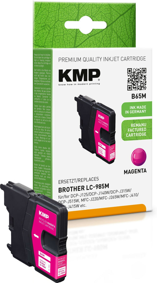 EAN 4011324372434 - KMP B65M cartucho de tinta 1 pieza(s) Compatible Magenta imagen 1