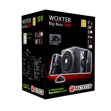 EAN 8435089013528 - Woxter Big Bass 260 conjunto de altavoces 150 W Negro 2.1 canales imagen 2