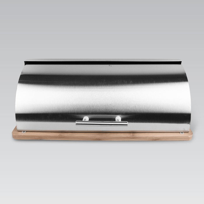 EAN 4897144670918 - Maestro MR-1672S panera Rectangular Plata, Madera Acero inoxidable, Bamboo imagen 3