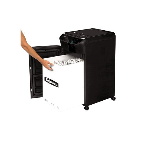 EAN 0043859804986 - Fellowes 100135793 triturador de papel Corte en confeti Negro imagen 5