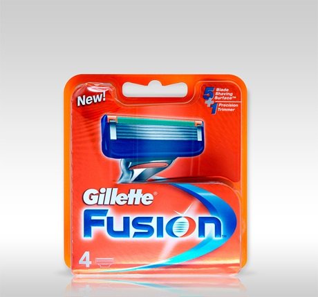 EAN 7702018851294 - Gillette Fusion 5 hojilla de afeitar 4 pieza(s) Hombres imagen 2