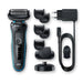 EAN 4210201241874 - Braun Series 5 50-M4500cs Máquina de afeitar de láminas Recortadora Negro, Azul imagen 3
