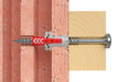 EAN 4048962324440 - Fischer 545838 tornillo de anclaje y taco 100 pieza(s) Juego de enchufes de pared y tornillos 30 mm imagen 6