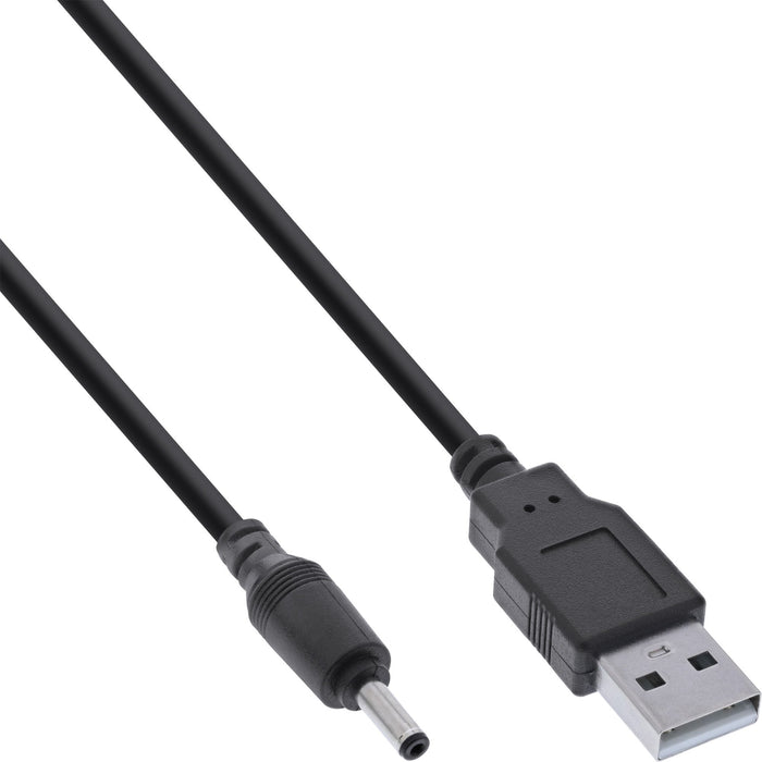 EAN 4043718300310 - InLine 26806C cable de transmisión Negro 3 m USB A 3.5 x 1.35 mm imagen 1