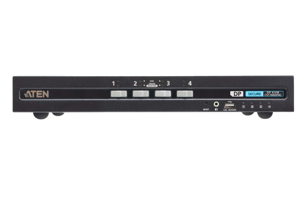 EAN 4710469341526 - ATEN CS1184DP4C interruptor KVM Negro imagen 1