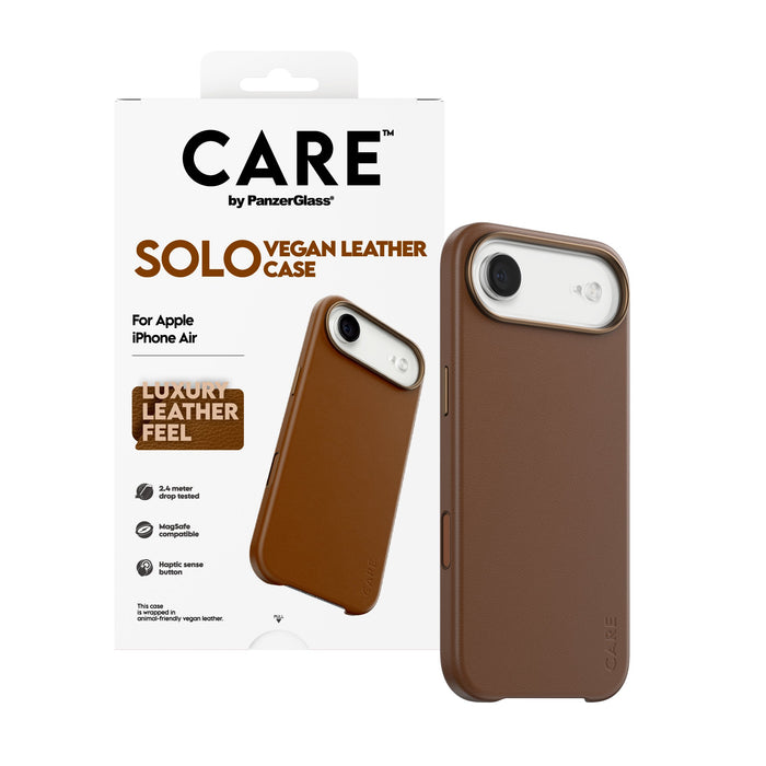 EAN 5715685037672 - PanzerGlass CARE™ by ® Solo Case Brown iPhone Air funda para teléfono móvil Marrón imagen 5