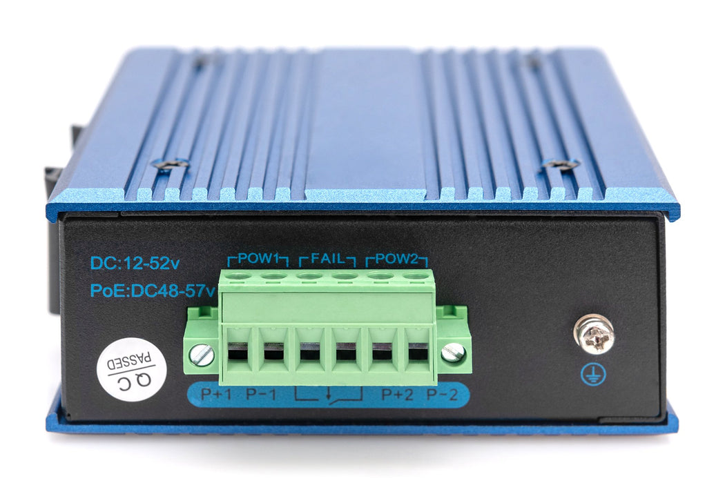 EAN 4016032485483 - Digitus DN-651131 switch No administrado Fast Ethernet (10/100) Energía sobre Ethernet (PoE) Negro, Azul imagen 4