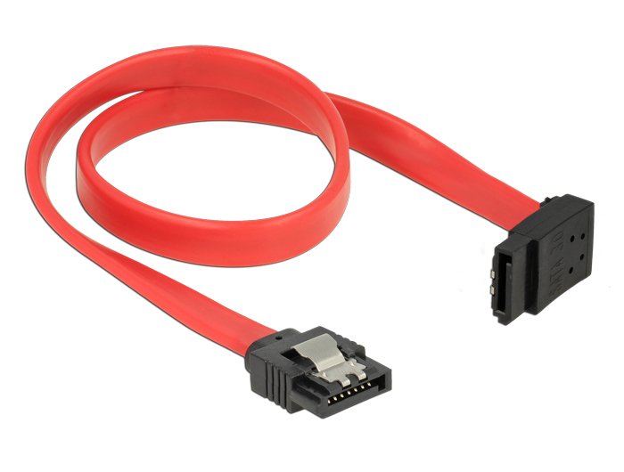 EAN 4043619839735 - DeLOCK 0.3m, 2xSATAIII cable de SATA 0,3 m SATA 7-pin Negro, Rojo imagen 2