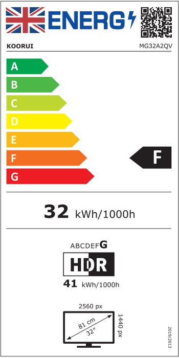 EAN 6940017322501 - Koorui G3221SC pantalla para PC 80 cm (31.5") 2560 x 1440 Pixeles Quad HD Negro imagen 19