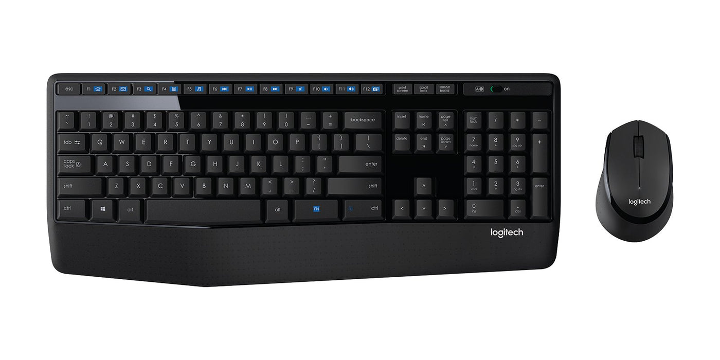 EAN 5099206062894 - Logitech Wireless Combo MK345 teclado Ratón incluido Oficina RF inalámbrico Hebreo Negro imagen 1