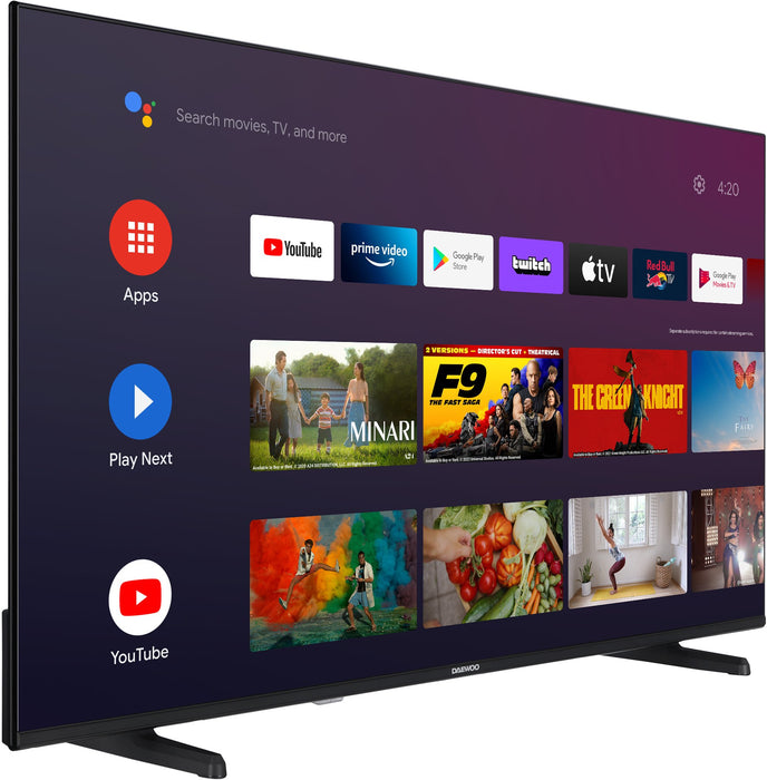 EAN 8698902059954 - Daewoo 43DM62QA Televisor 109,2 cm (43") 4K Ultra HD Smart TV Wifi Negro 250 cd / m² imagen 1