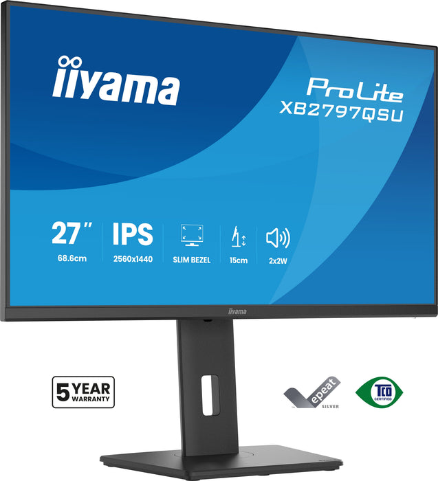 EAN 4948570125876 - iiyama ProLite XB2797QSU-B1 pantalla para PC 68,6 cm (27") 2560 x 1440 Pixeles Quad HD LED Negro imagen 1